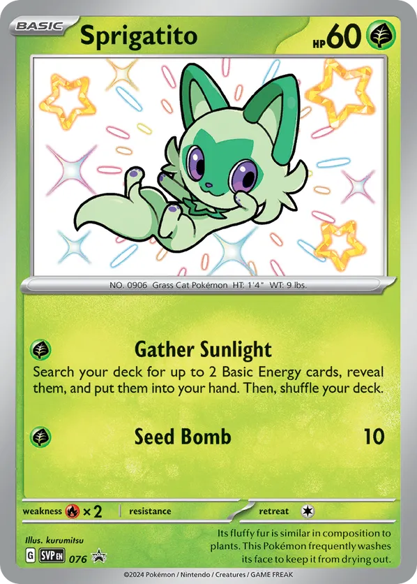 Sprigatito - Scarlet & Violet Black Star Promos #076