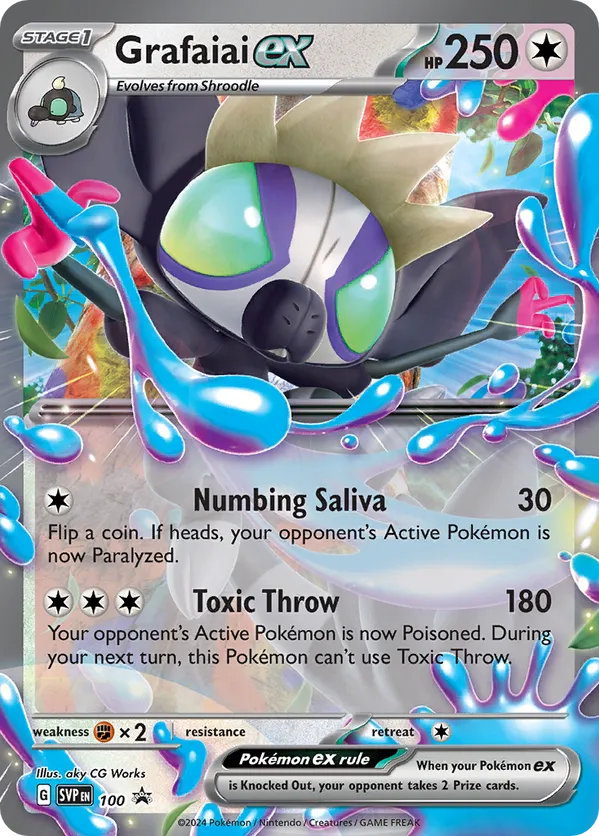 Grafaiai ex - Scarlet & Violet Black Star Promos #100
