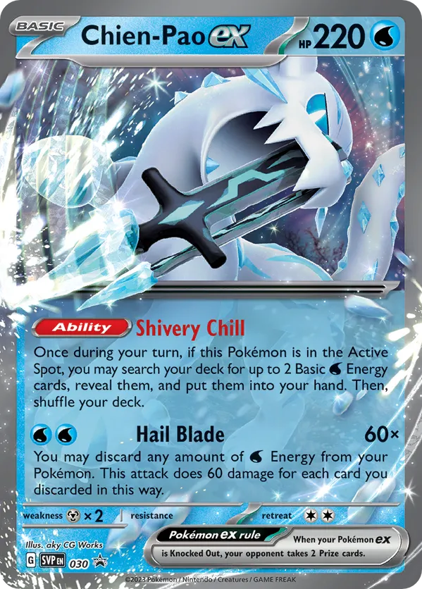 Chien-Pao ex - Scarlet & Violet Black Star Promos #30