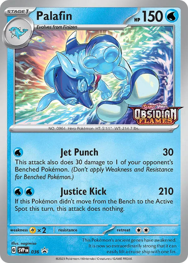 Palafin - Scarlet & Violet Black Star Promos #36