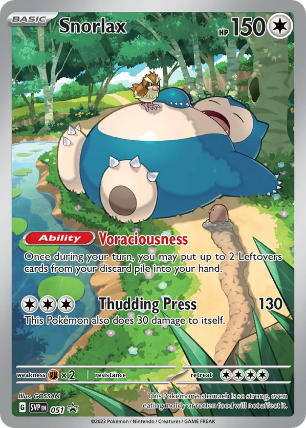 Snorlax - Scarlet & Violet Black Star Promos #51