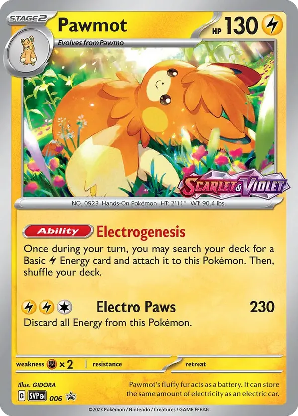 Pawmot - Scarlet & Violet Black Star Promos #6