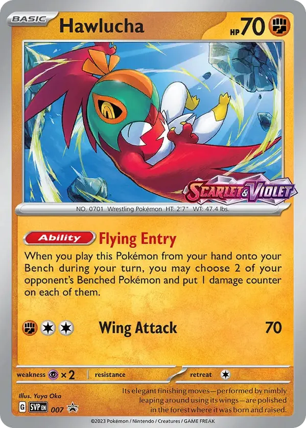 Hawlucha - Scarlet & Violet Black Star Promos #7