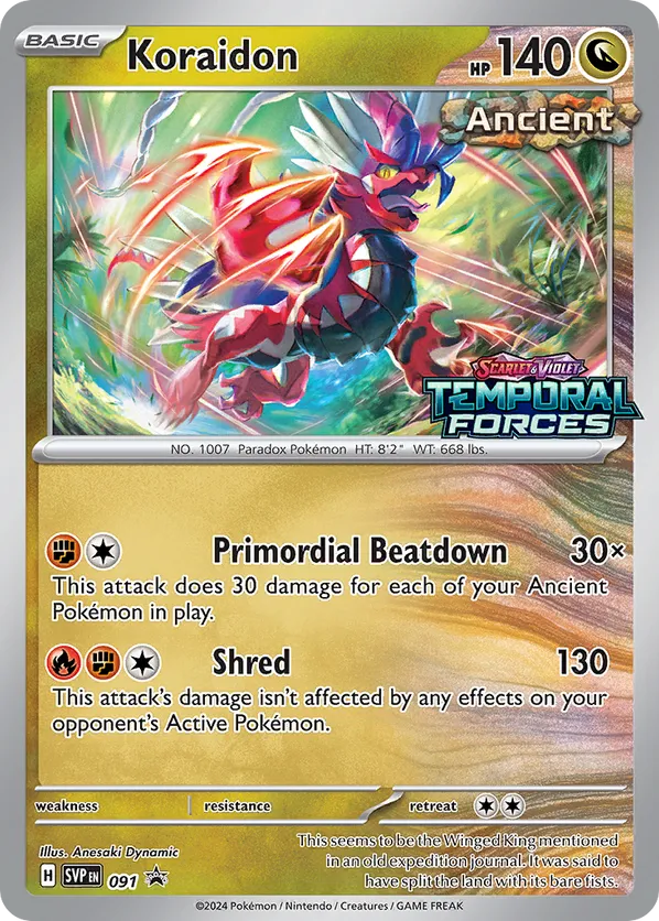 Koraidon - Scarlet & Violet Black Star Promos #91
