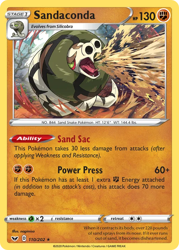 Sandaconda - Sword & Shield #110