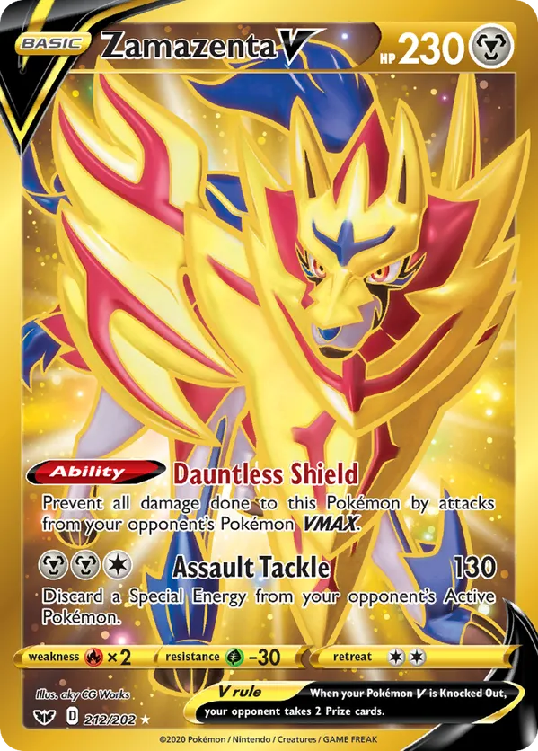Zamazenta V - Sword & Shield #212