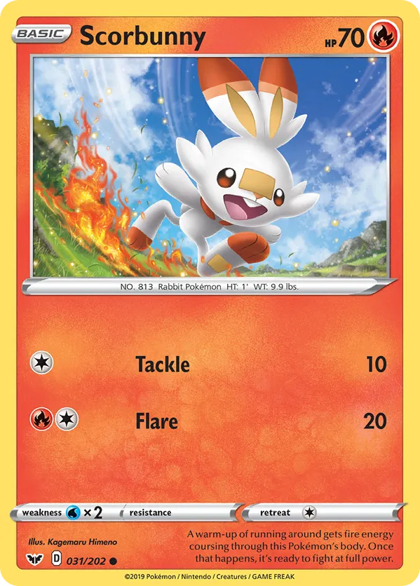 Scorbunny - Sword & Shield #31