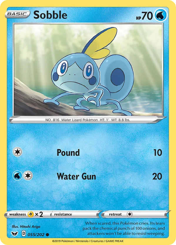 Sobble - Sword & Shield #55