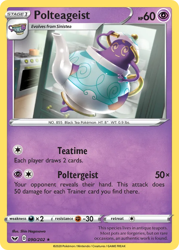 Polteageist - Sword & Shield #90