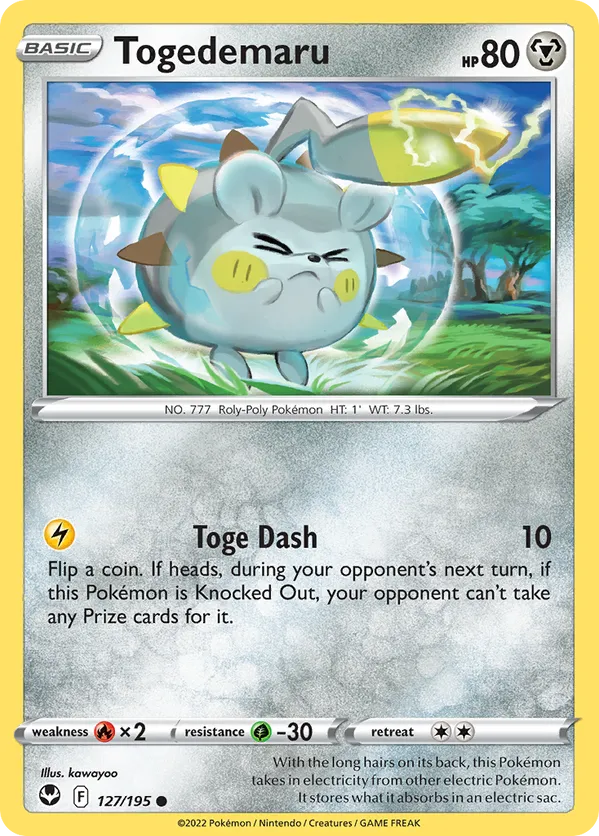 Togedemaru - Silver Tempest #127