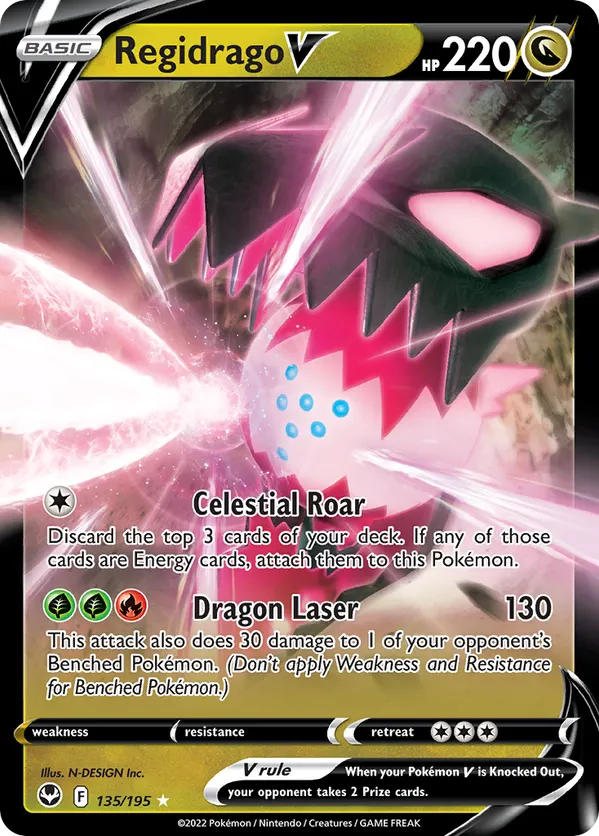Regidrago V - Silver Tempest #135
