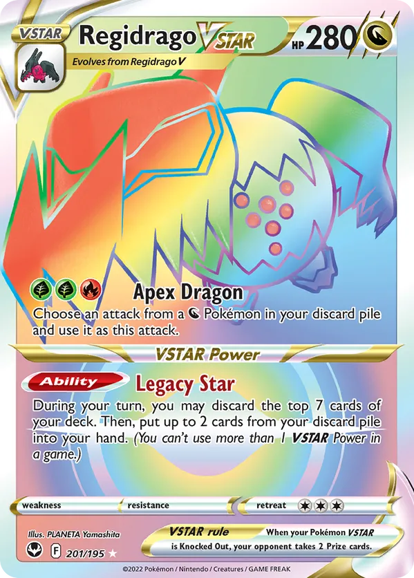 Regidrago VSTAR - Silver Tempest #201