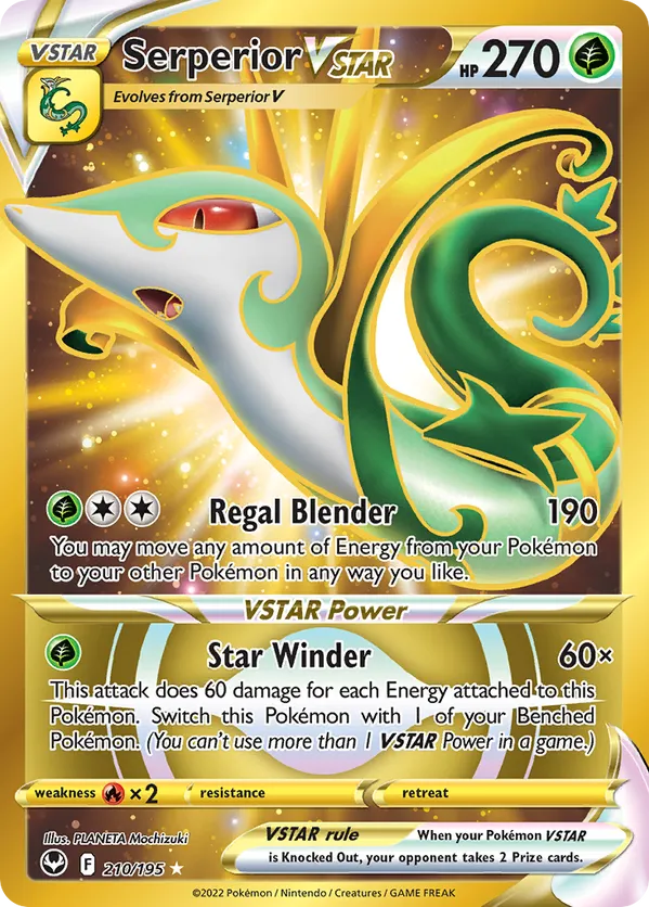 Serperior VSTAR - Silver Tempest #210