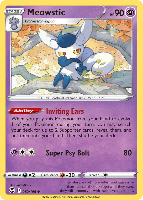 Meowstic - Silver Tempest #82