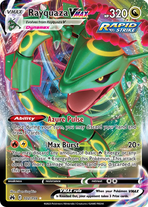 Rayquaza VMAX - Crown Zenith #102