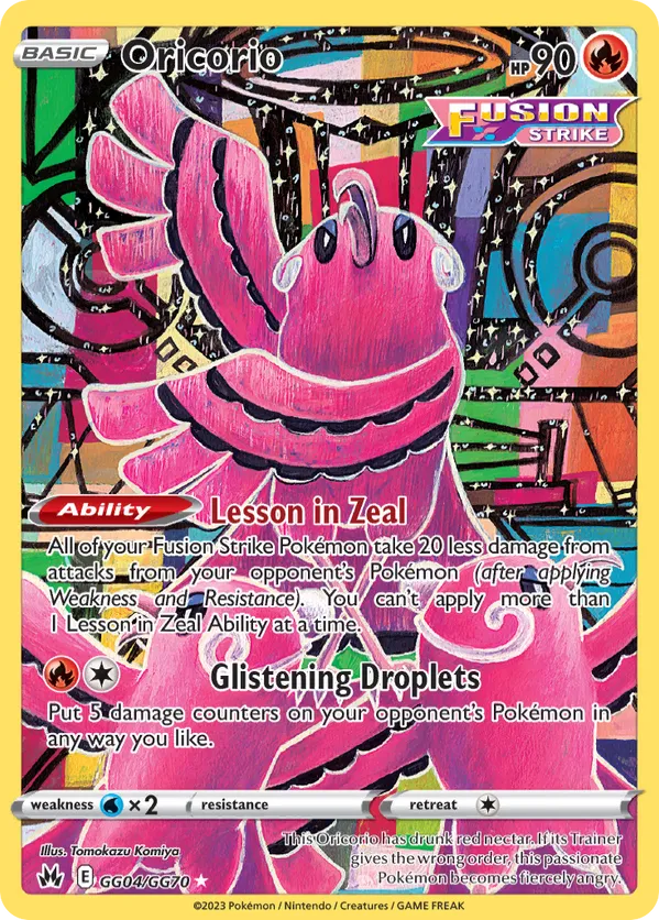 Oricorio - Crown Zenith Galarian Gallery #GG04