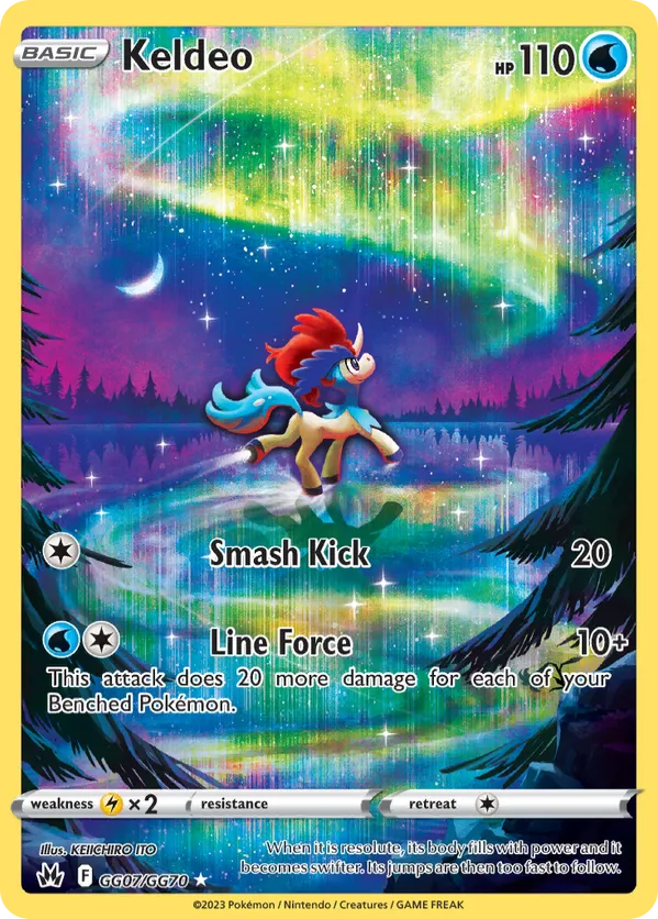 Keldeo - Crown Zenith Galarian Gallery #GG07