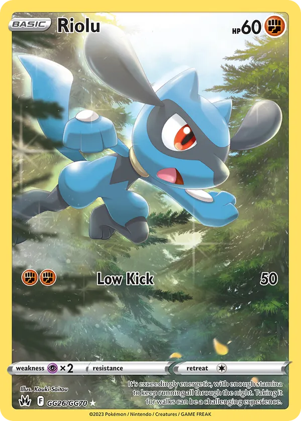 Riolu - Crown Zenith Galarian Gallery #GG26
