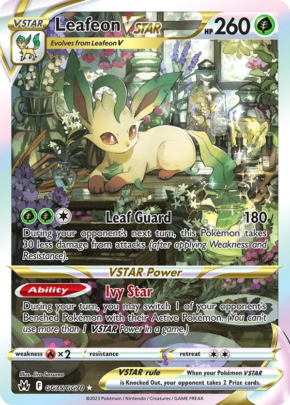Leafeon VSTAR - Crown Zenith Galarian Gallery #GG35