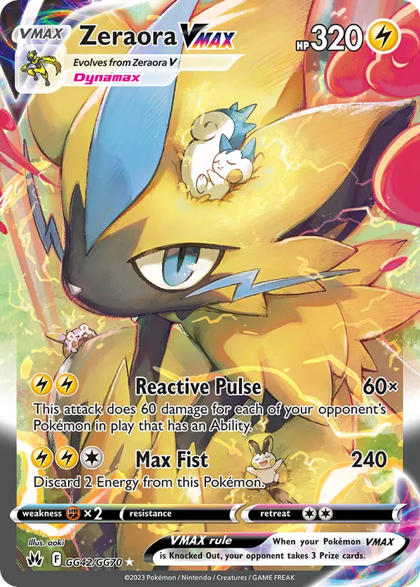 Zeraora VMAX - Crown Zenith Galarian Gallery #GG42