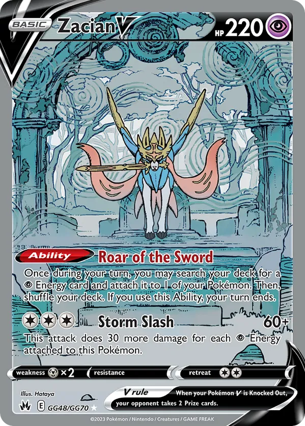 Zacian V - Crown Zenith Galarian Gallery #GG48