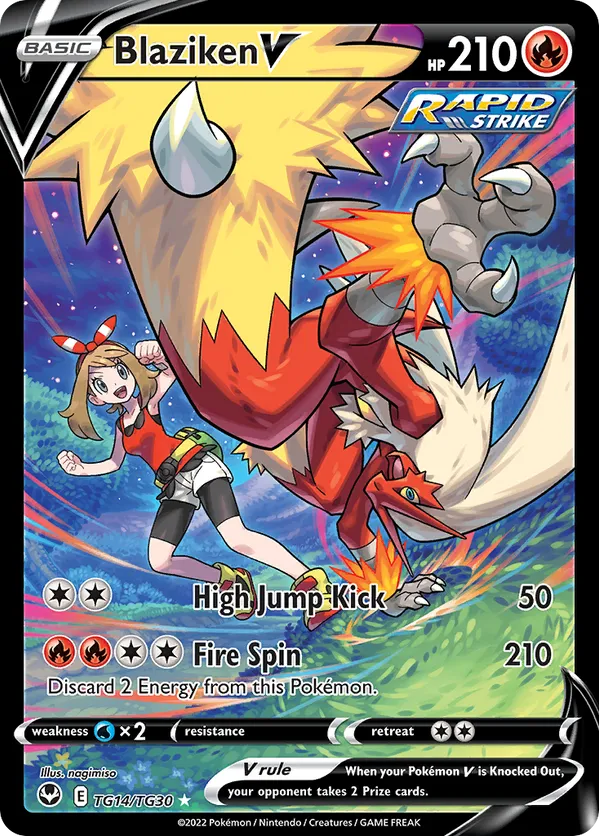 Blaziken V - Silver Tempest Trainer Gallery #TG14