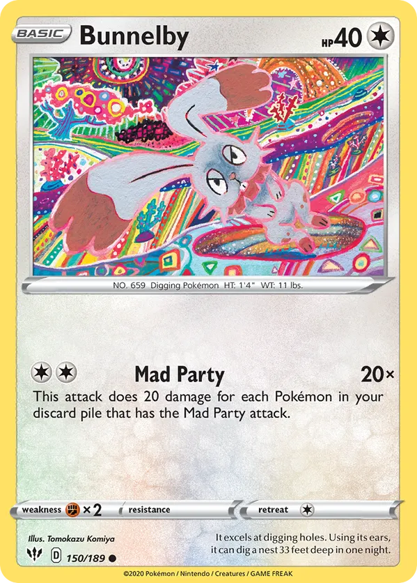 Bunnelby - Darkness Ablaze #150