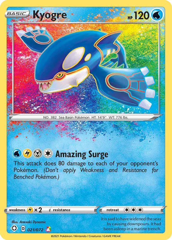 Kyogre - Shining Fates #21