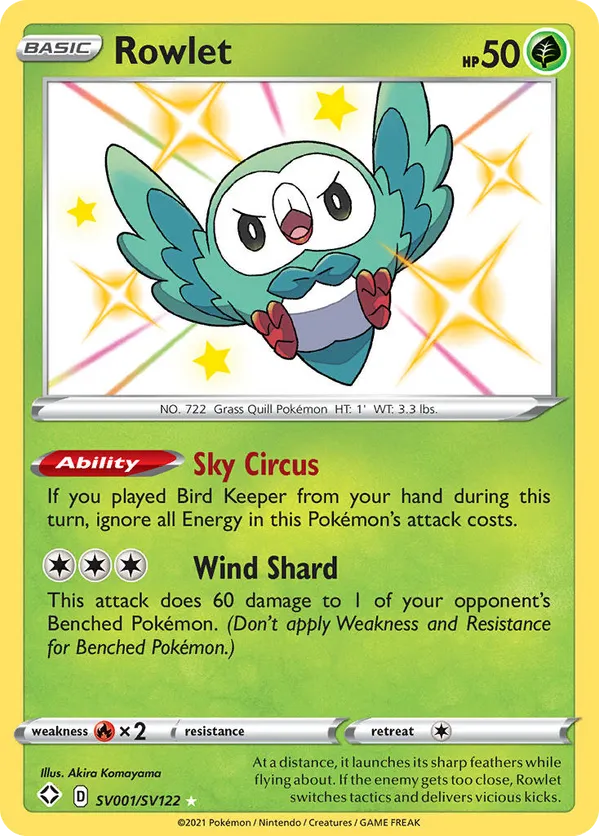 Rowlet - Shiny Vault #SV001