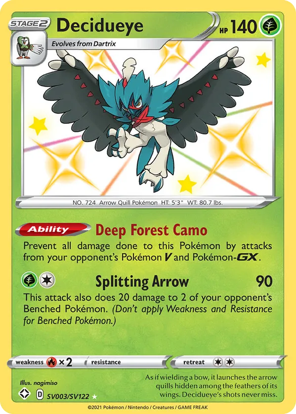 Decidueye - Shiny Vault #SV003