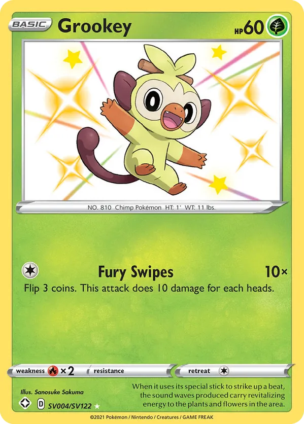 Grookey - Shiny Vault #SV004