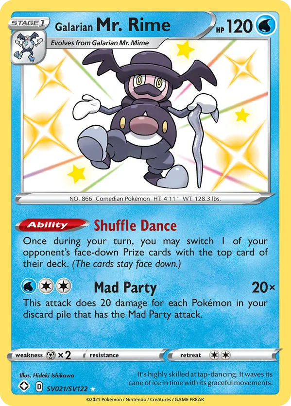 Galarian Mr. Rime - Shiny Vault #SV021