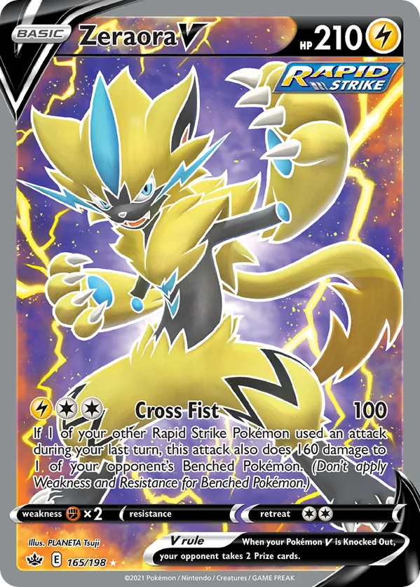 Zeraora V - Chilling Reign #165