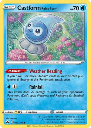 Castform Rainy Form