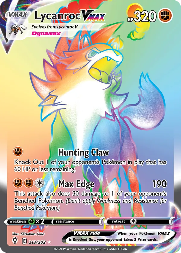 Lycanroc VMAX - Evolving Skies #213