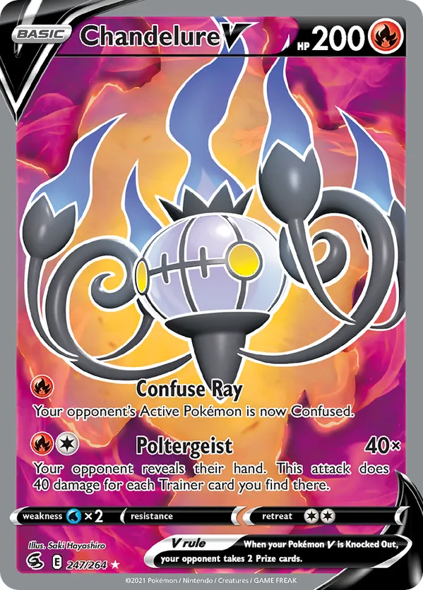 Chandelure V - Fusion Strike #247