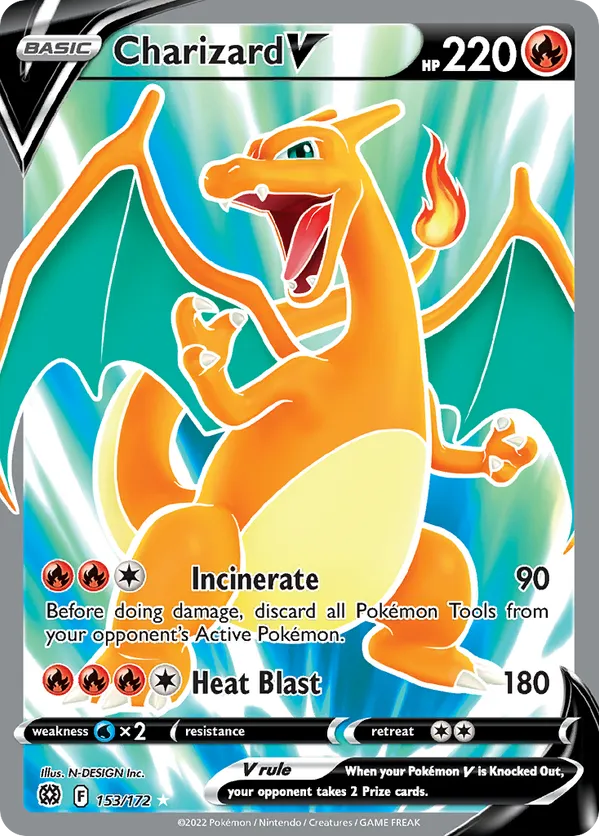 Charizard V - Brilliant Stars #153