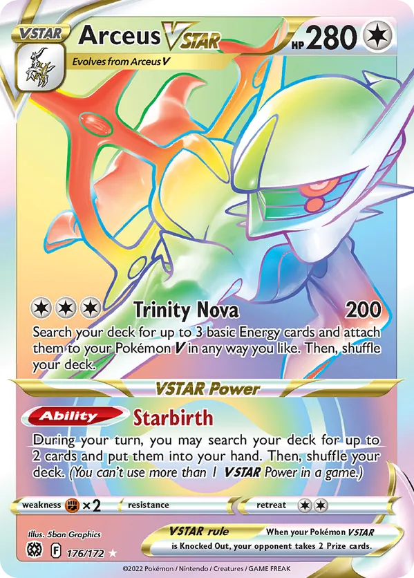 Arceus VSTAR - Brilliant Stars #176