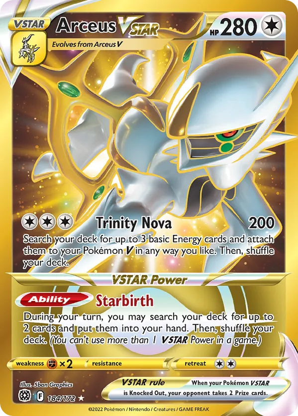 Arceus VSTAR - Brilliant Stars #184