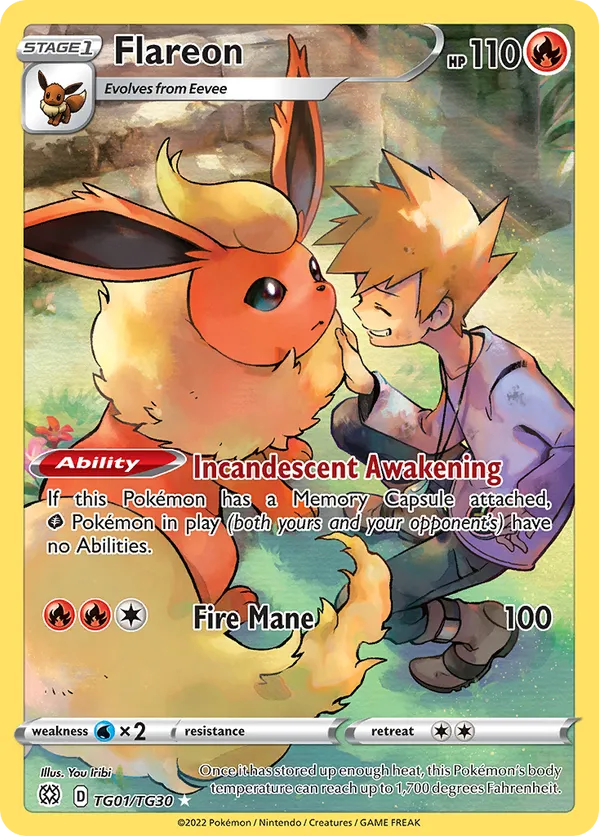 Flareon - Brilliant Stars Trainer Gallery #TG01