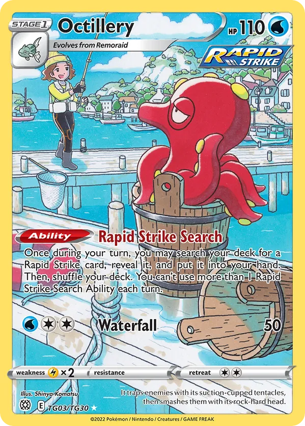 Octillery - Brilliant Stars Trainer Gallery #TG03