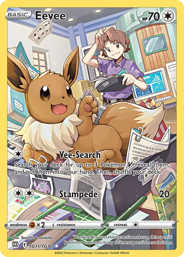 Eevee - Brilliant Stars Trainer Gallery #TG11