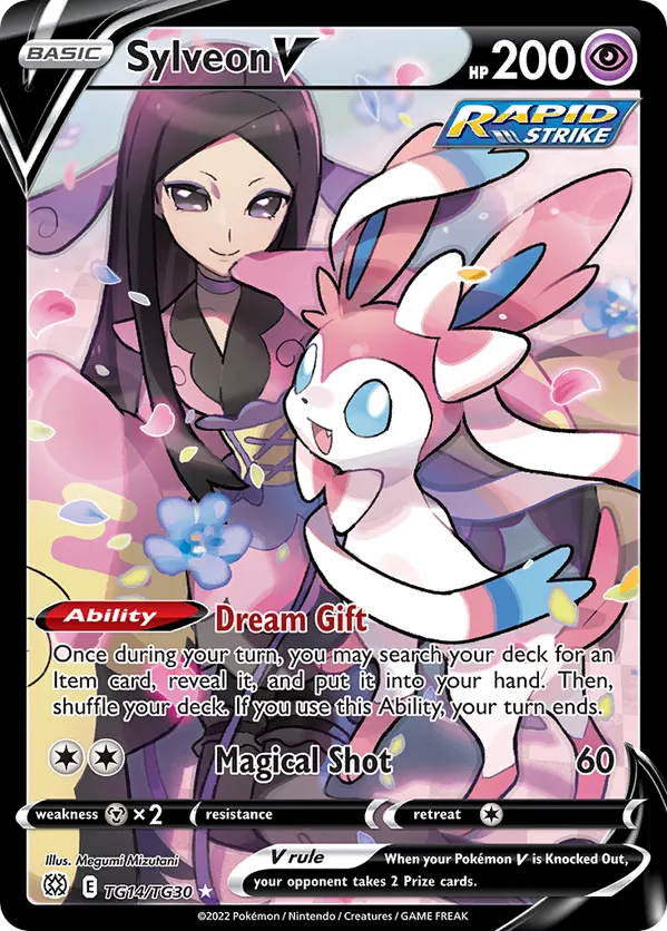 Sylveon V - Brilliant Stars Trainer Gallery #TG14