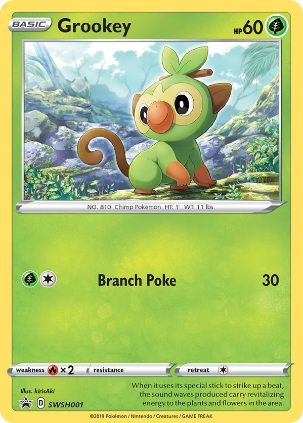 Grookey - SWSH Black Star Promos #SWSH001