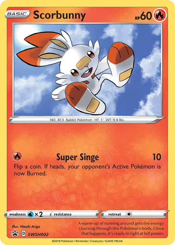 Scorbunny - SWSH Black Star Promos #SWSH002