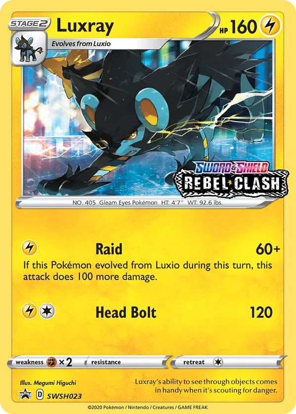 Luxray - SWSH Black Star Promos #SWSH023