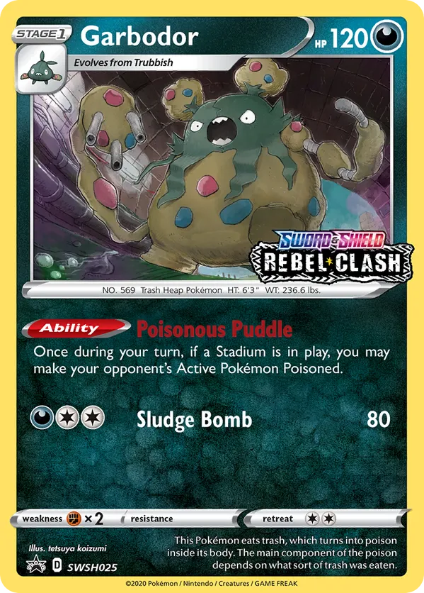 Garbodor - SWSH Black Star Promos #SWSH025
