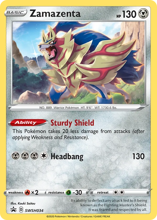 Zamazenta - SWSH Black Star Promos #SWSH034
