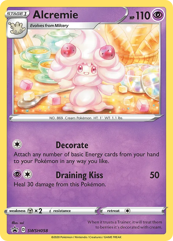 Alcremie - SWSH Black Star Promos #SWSH058