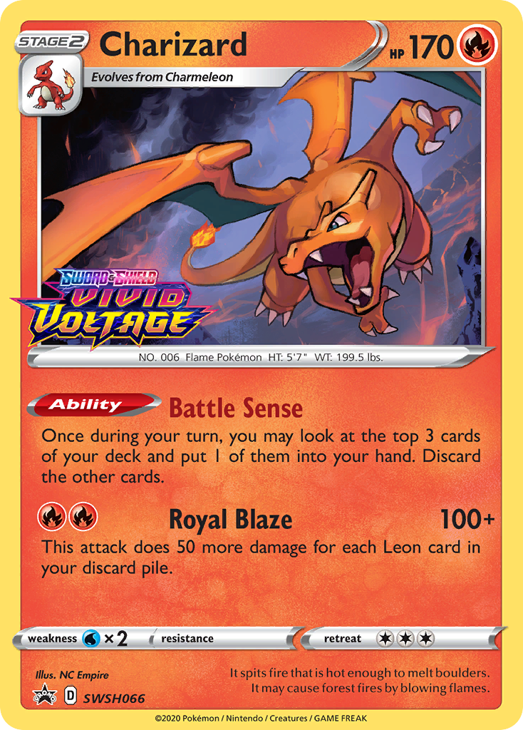 Charizard - SWSH Black Star Promos #SWSH066